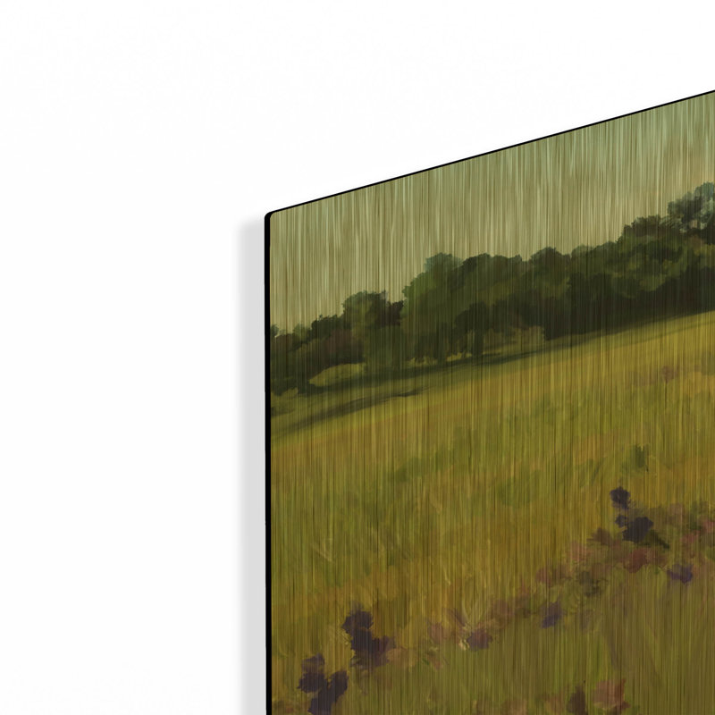 «Bidwell Park» par Kamdon Kreations, art mural en métal doré, 36 po x 24 po, 36 po x 24 po