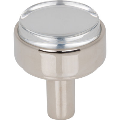 1-1/8" Diameter Satin Nickel Carmen Cabinet Knob
