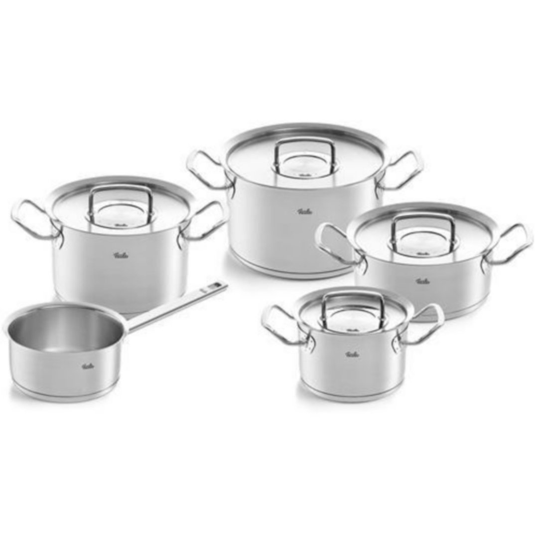 Fissler® Original-Profi Collection® Stainless Steel 9-Piece Cookware with Sauce Pan Fissler