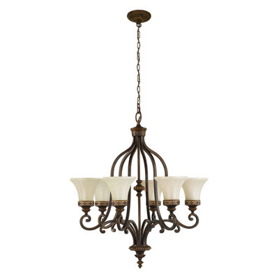 Union 6 - Light Shaded Chandelier