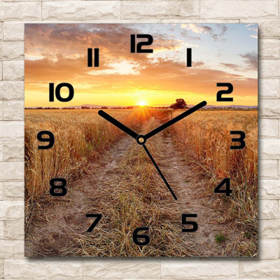 Joncarlo Glass Wall Clock