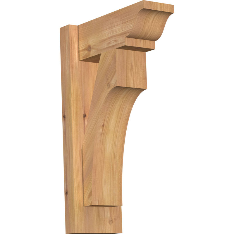 Persienne en bois Westlake, Cèdre rouge de l'Ouest l 5 1/2 po (lisse), P 12 po x H 20 po