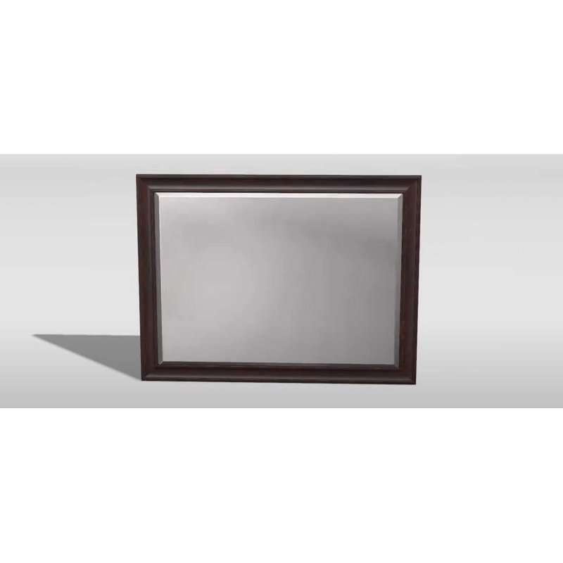 Miroir carré pour commode Gwendolyn, Cerise