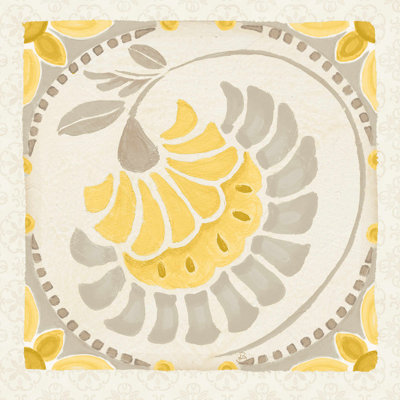 Love Tales XV jaune - peinture sur toile tendue