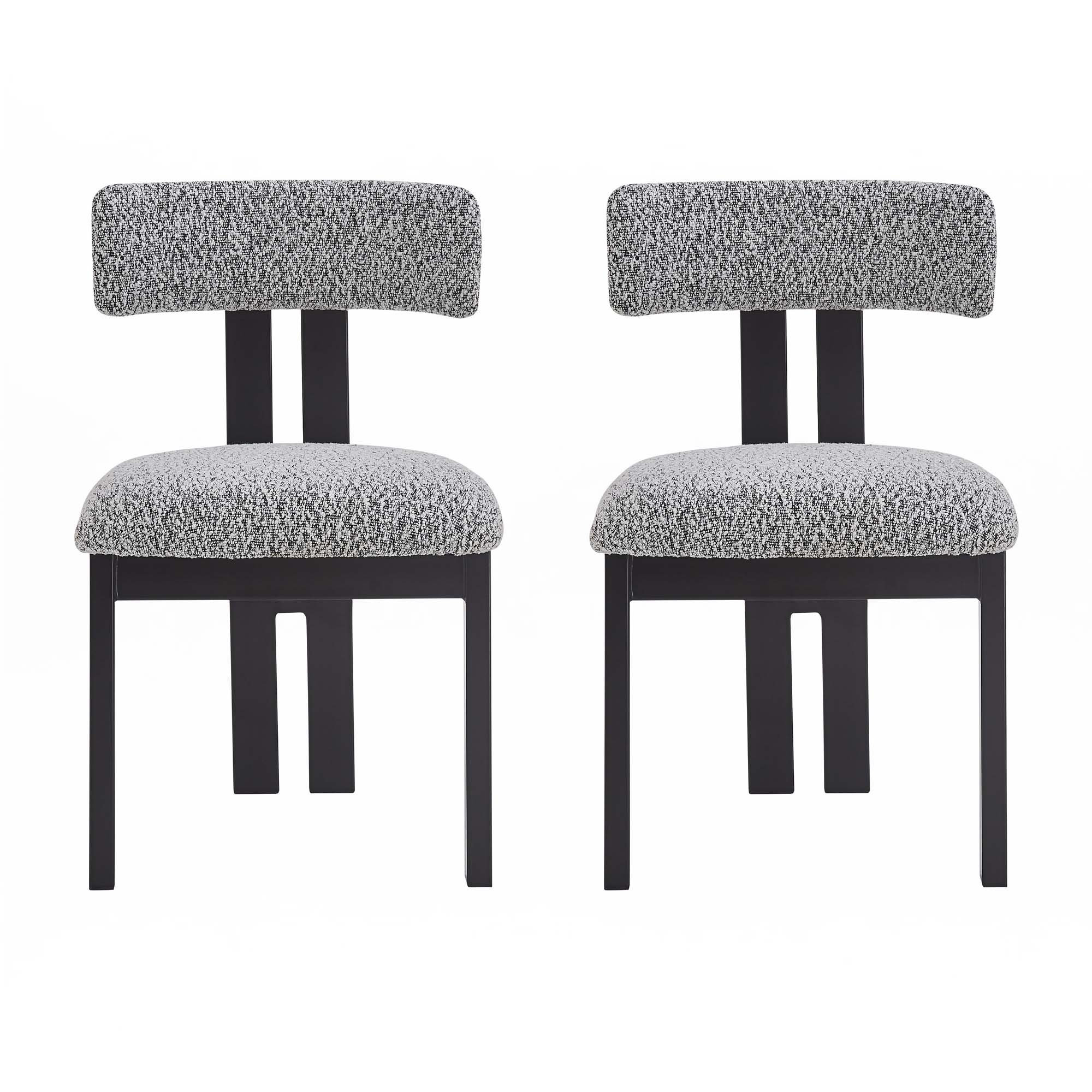 Latitude Run® Upholstered Armless Dining Chairs With Metal Legs (Set Of ...