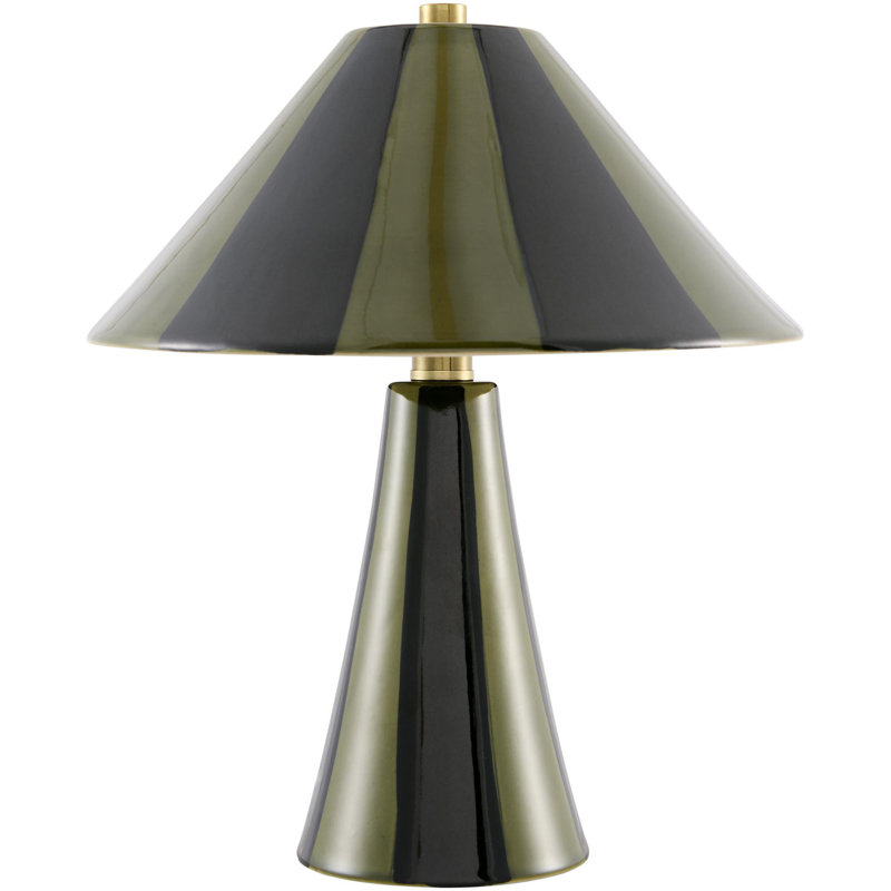 Galleria Table Lamp, Green/Black, Green/Black