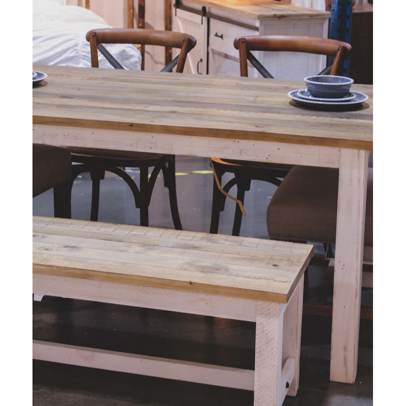 Laneta Solid Wood Bench