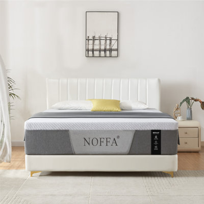 Twin Mattress 12 Inch Cooling Gel-Infused Memory Foam Mattress, 3-Layer Support, Removable Washable Cover, Medium-Firm Feel, Mattress in a Box with CertiPUR-US Certified