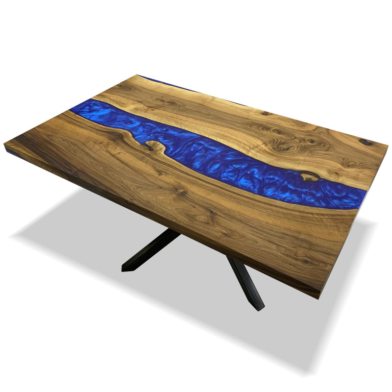 Astrea Metal Base Dining Table, 48" W x 120" L