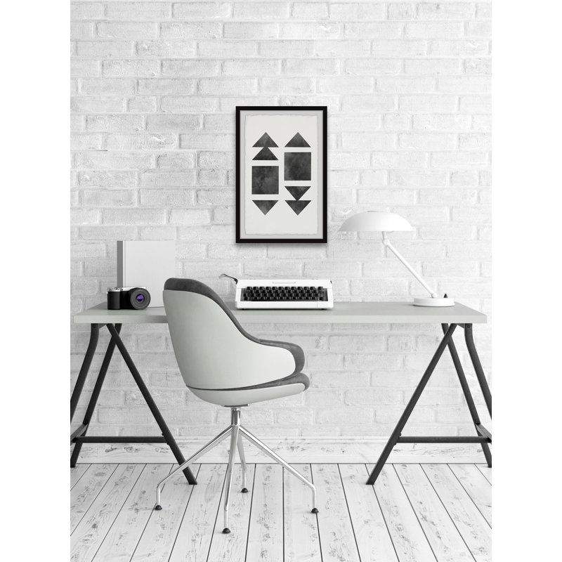 Stacked Up - Single Picture Frame Painting, 45 cm H x 38 cm W