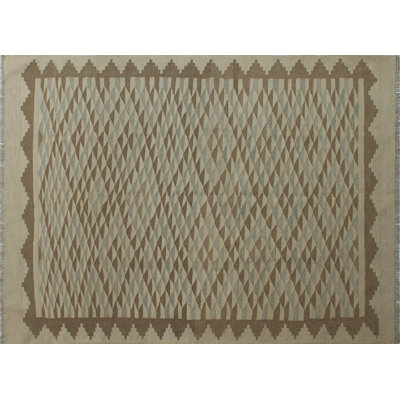 Benge Wool Geometric Indoor Rug