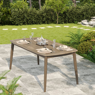 Table de salle à manger en bois d'acacia Farmhouse
