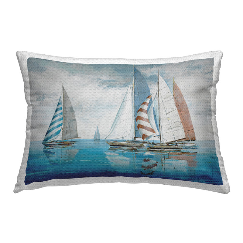 Coussin d'extérieur imprimé maritime par Max Maxx