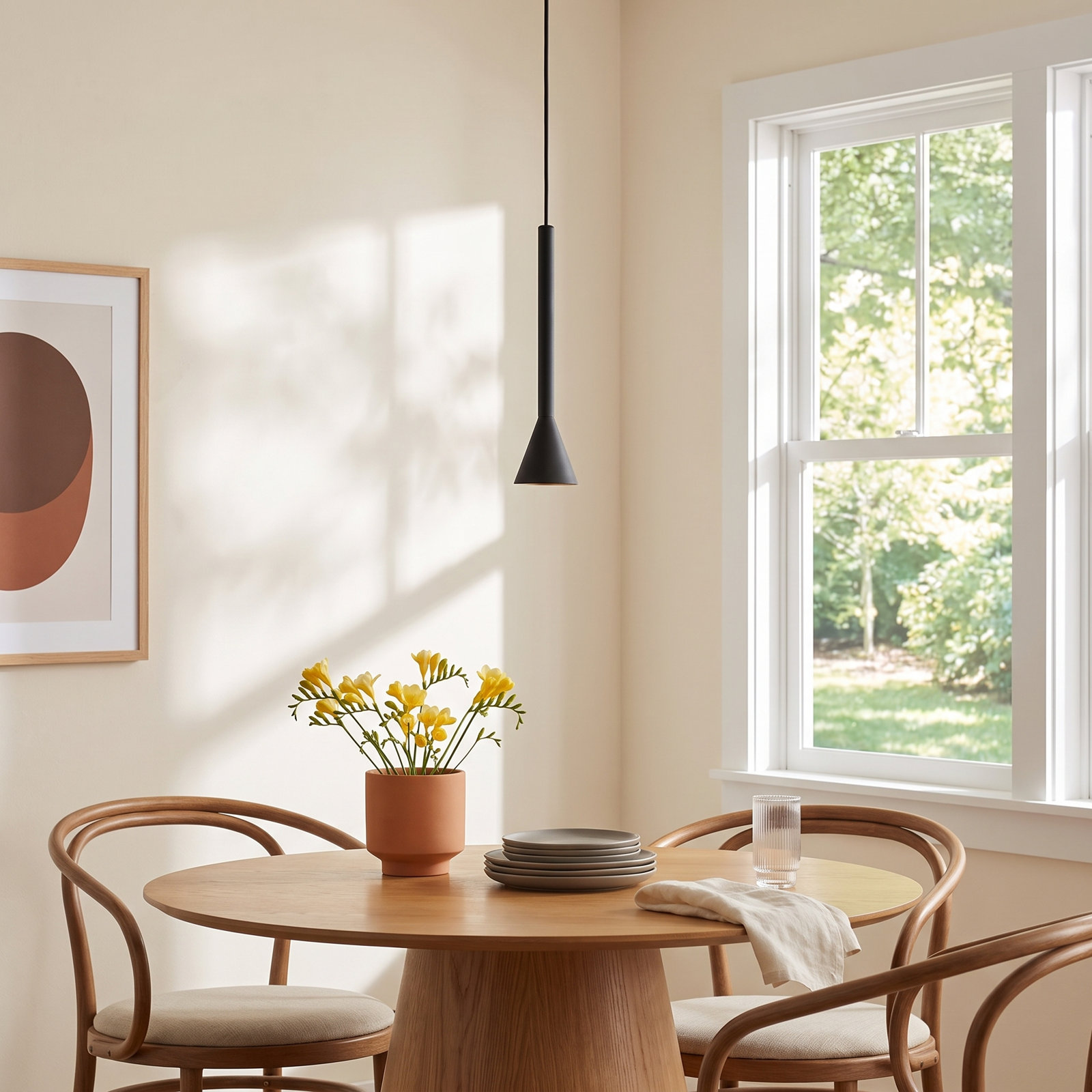 Tyrus Single Light Metal Pendant