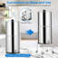 Système de filtration d'eau par gravité de 2,25 gallons, système de filtration d'eau de comptoir en acier inoxydable avec 2 filtres et support pour la maison, le camping, les véhicules récréatifs et la pêche