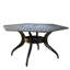 Table d'extérieur en aluminium noir Ii Mesh Archi
