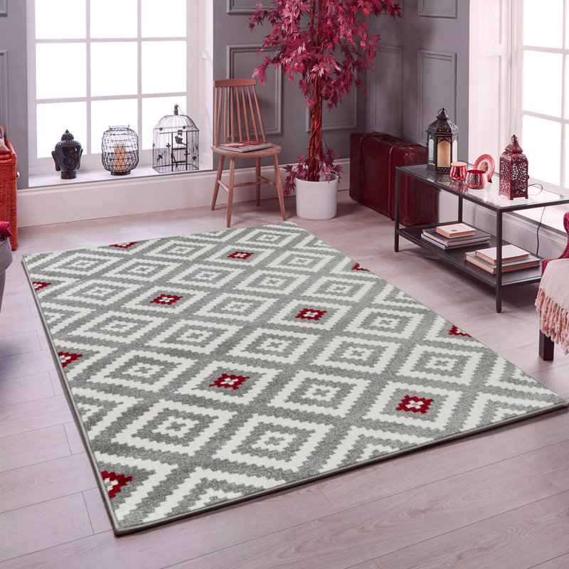 Pershore Geometric Area Rug, Rectangle 160 x 230cm