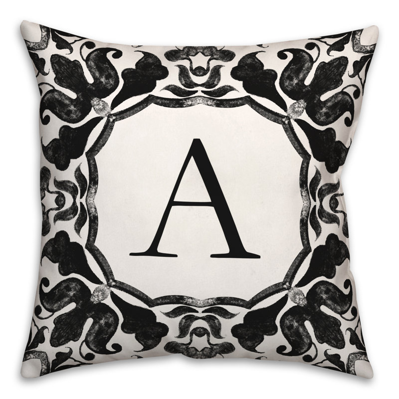  Housse et insert de coussin carré extérieur P Monogram, A