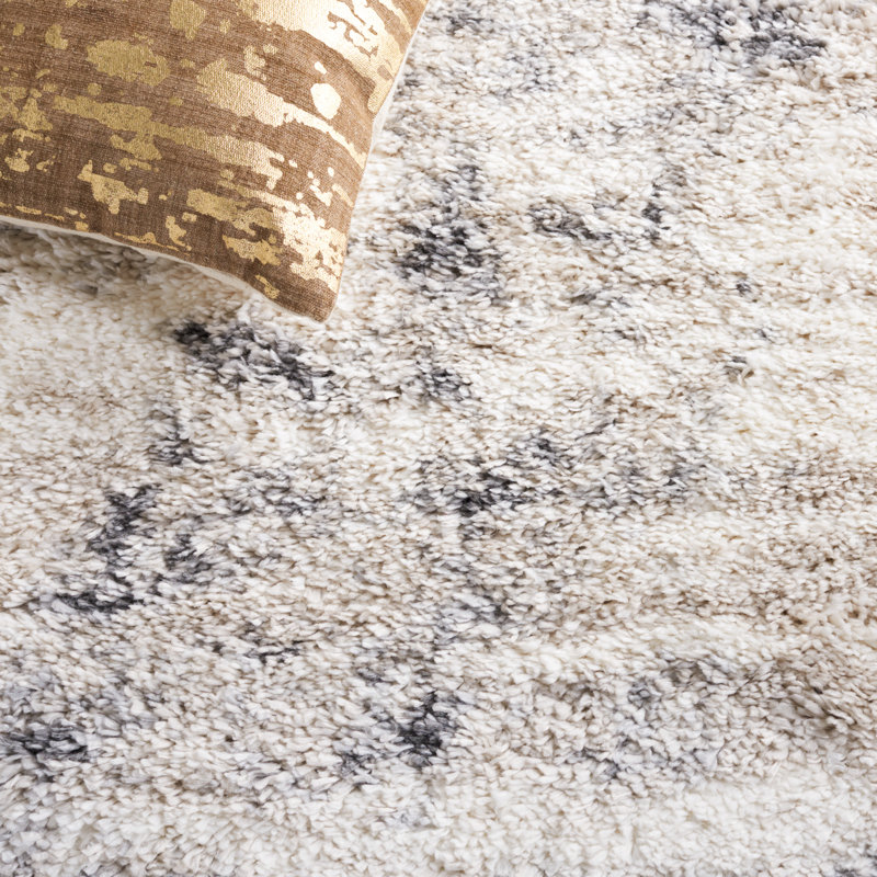 Fontana Shag 800 Performance Abstract Rug, Rectangle 5'3" x 7'6"