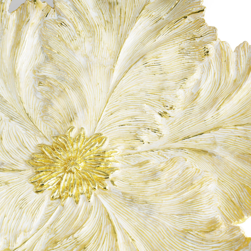 Tulip Centerpiece, Gold/White