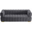 Carlan 91" Velvet Tuxedo Arm Sofa-63541365