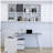 Techni Mobili Rotating Multi-Positional Modern Desk, Grey
