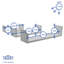 3 Piece U-Shaped Floating Shelf