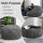 Giant  Faux Fur Bean Bag Chair-1298846149
