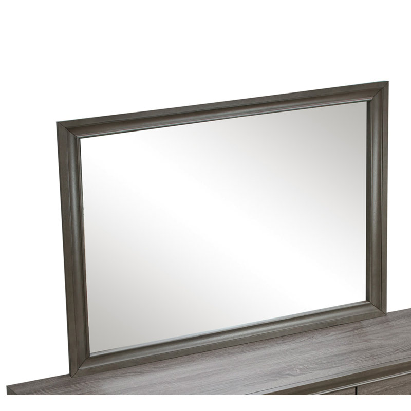 Rectangular Mirror, Gray