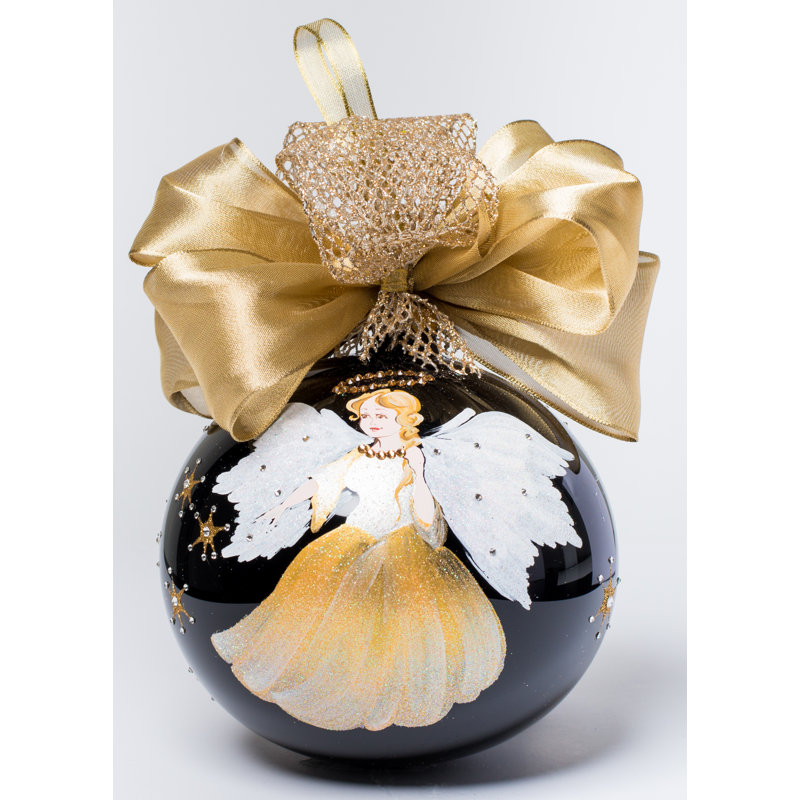 9'' Handmade Glass Ball Ornament