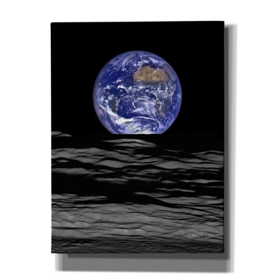 " Earth From Moon " Painting Print