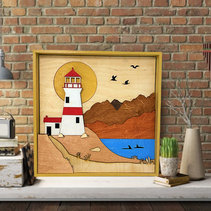 Shadow Box Print on Wood