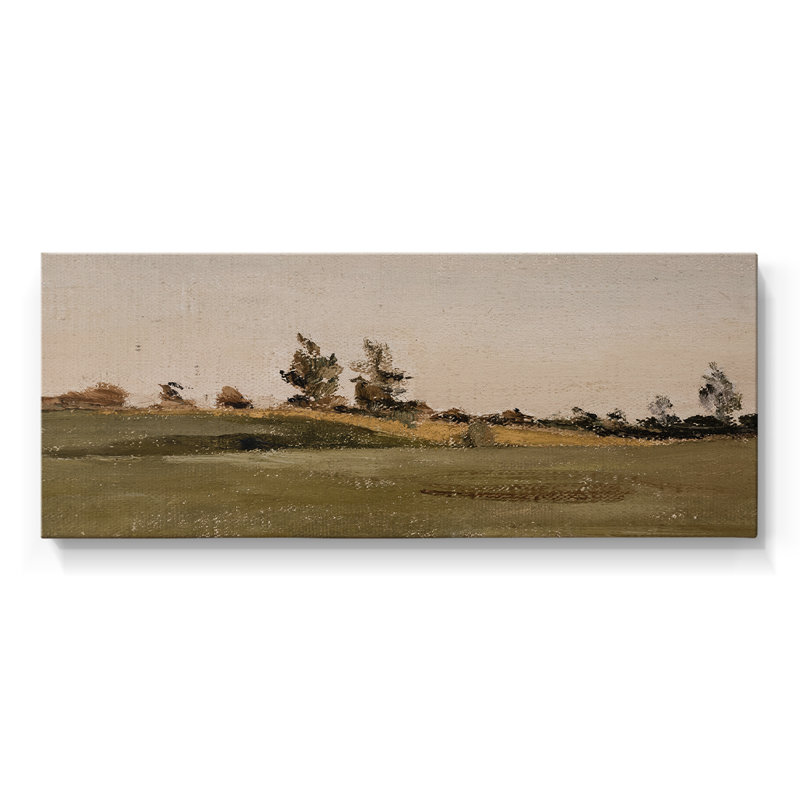 Série paysage - MCLIV - Toile tendue avec châssis - Prêt à accrocher, H 12 po x l 30 po