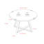 Irvine Cross Legs Coffee Table-1745833398