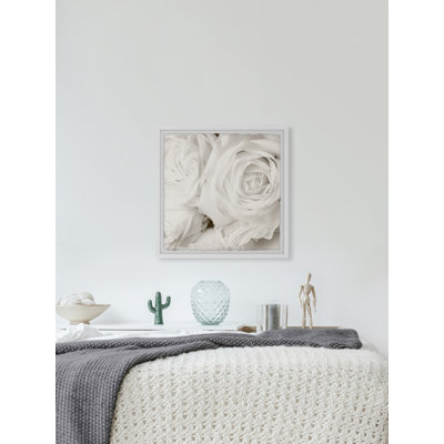 Creamy White Roses - Single Picture Frame Painting