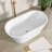 Classic Oval Shape Acrylic Free Standing Tub