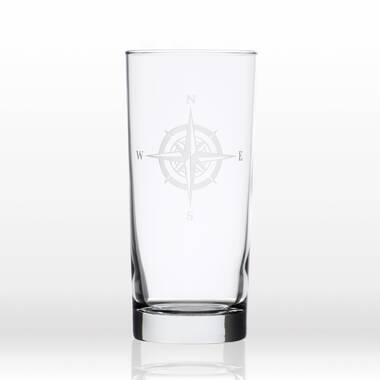 Compass Logo Etched Goblet - Highland Brewing