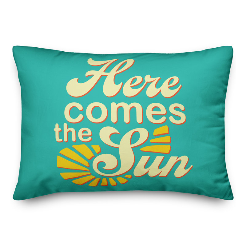  Here Comes the Sun Rectangular Pillow Cover & Insert