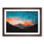 Sunrise over a Mountain - Picture Frame Painting Print-56705889-56705890