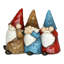 Statue de gnomes de jardin en bois Exhart See No, Hear No, Speak No Evil Wood Look, 8 pouces