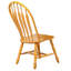 Chaise d’appoint à dossier en bois massif Ashelman-1238470345