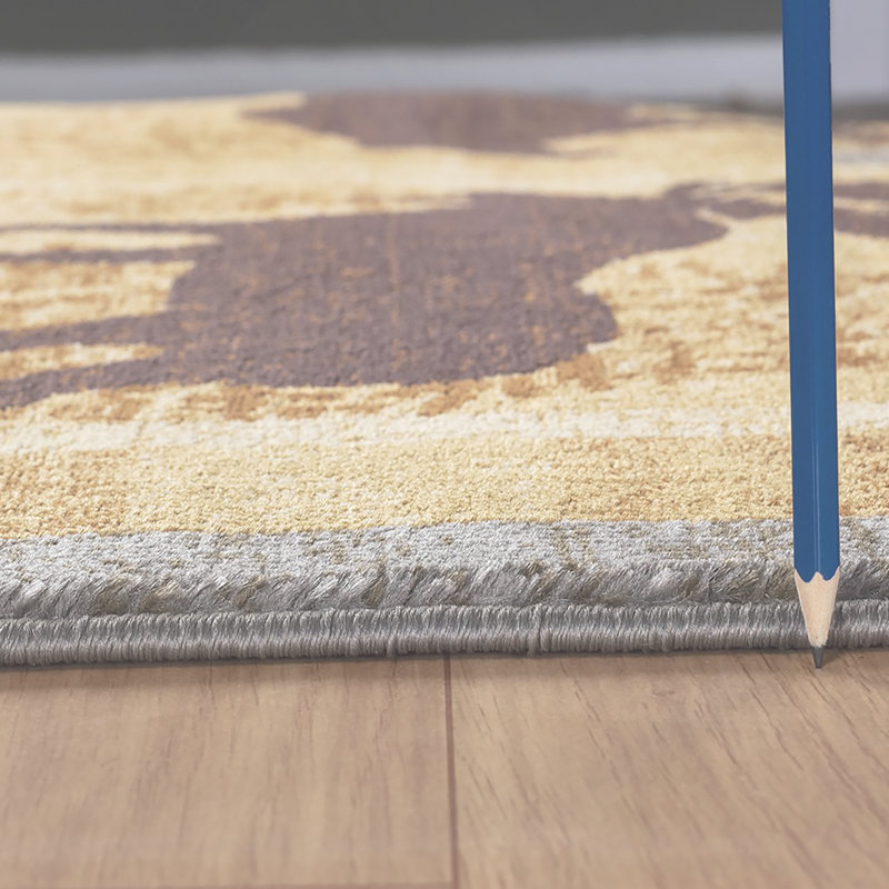 Nature's Nest Multi  Lodge Area Rug, Rectangle 7'10" x 10'3"