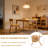 Modern Dining Chairs, Solid Wood Compact Seat With Adjustable Feet For Kitchen