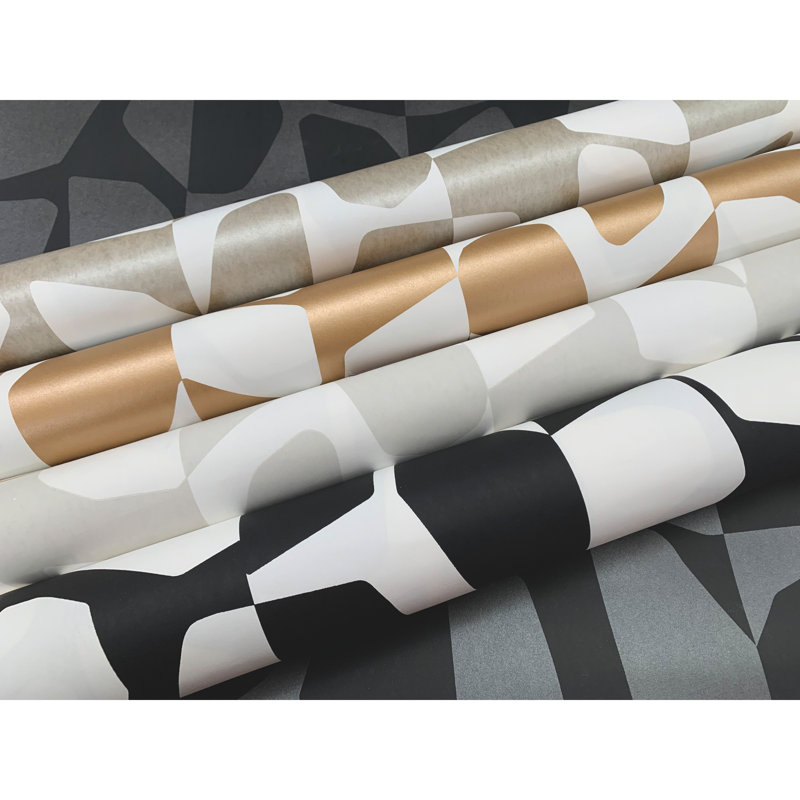 Rouleau de papier peint L 27 pi x l 27 po, Blanc/Crème