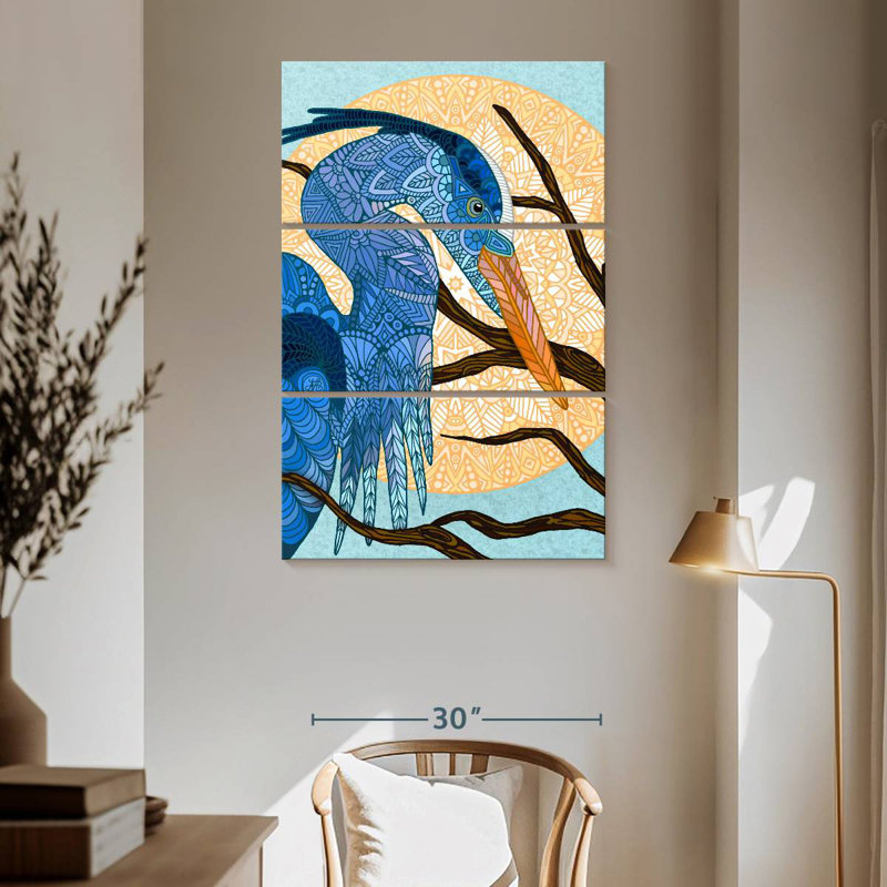 Brampt Egret Sun, 65" H x 42" W