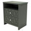 Table de chevet 2 tiroirs avec rangement 26,8 po Wat bord-7578797-26924420