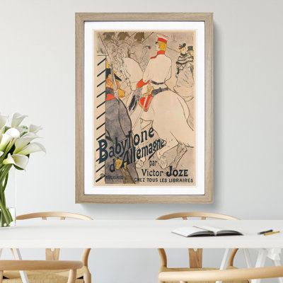 Babylone D'Allemagne by Henri de Toulouse-Lautrec - Picture Frame Graphic Art