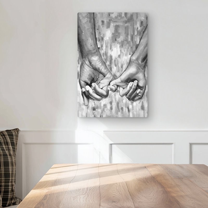 Connected - Woman Figurative Metal Print for Home Decor