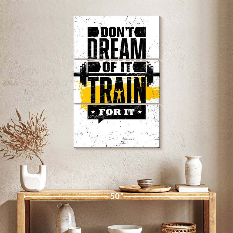 Kema Gym Motivational, 38" H x 24" W