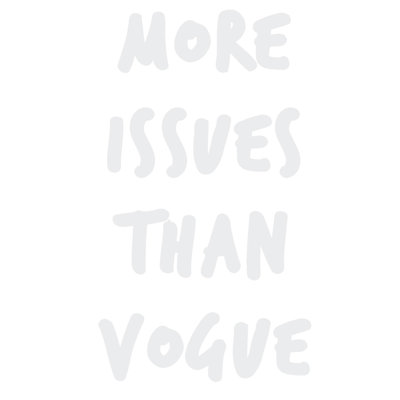 Décalcomanie murale plus de problèmes que vogue